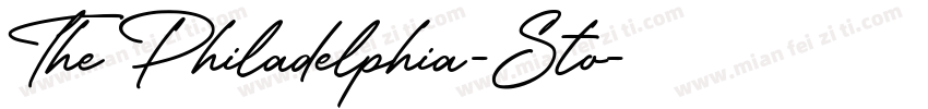 The Philadelphia-Sto字体转换